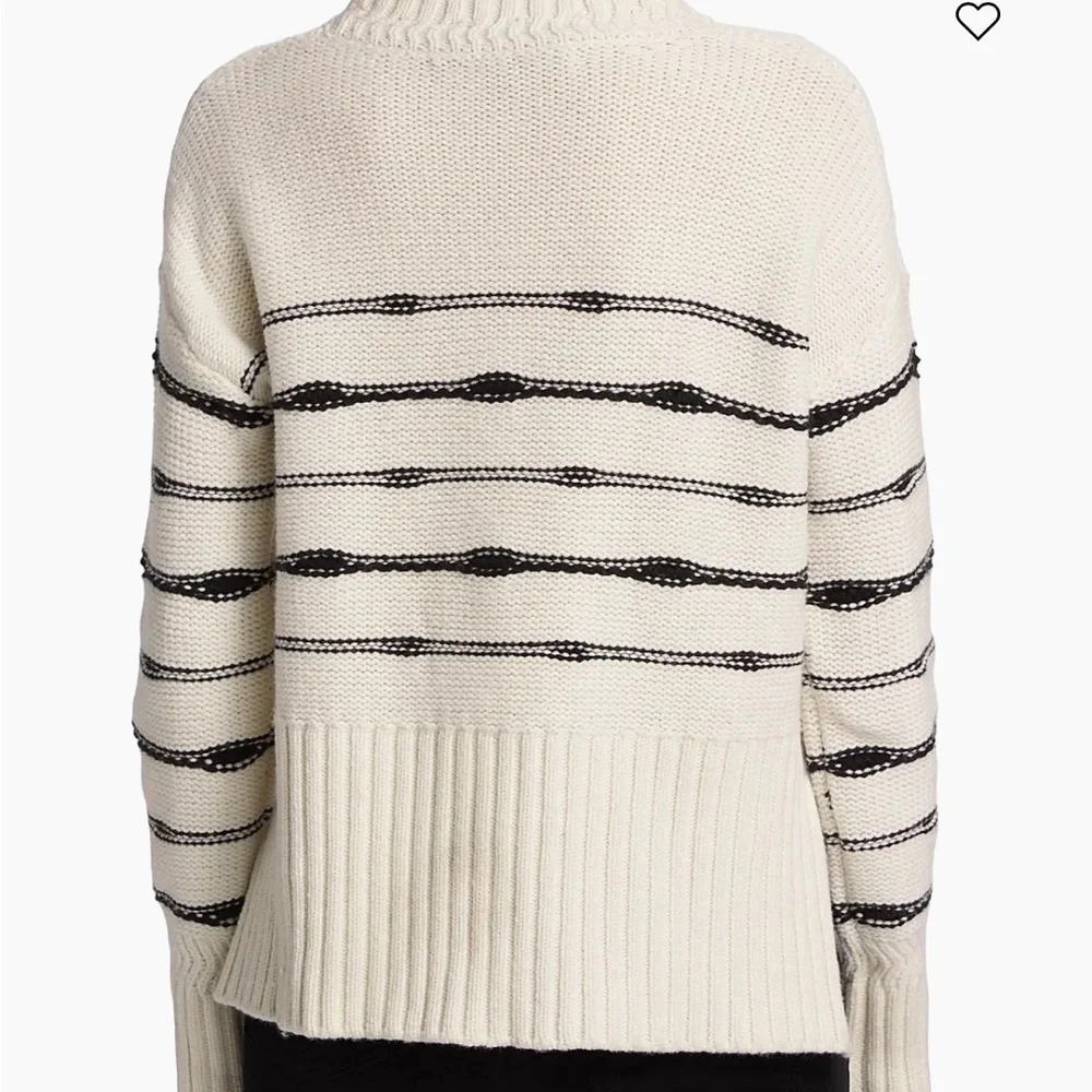 Veronica Beard Viori Wool-Blend Striped Sweater - Picture 8 of 10